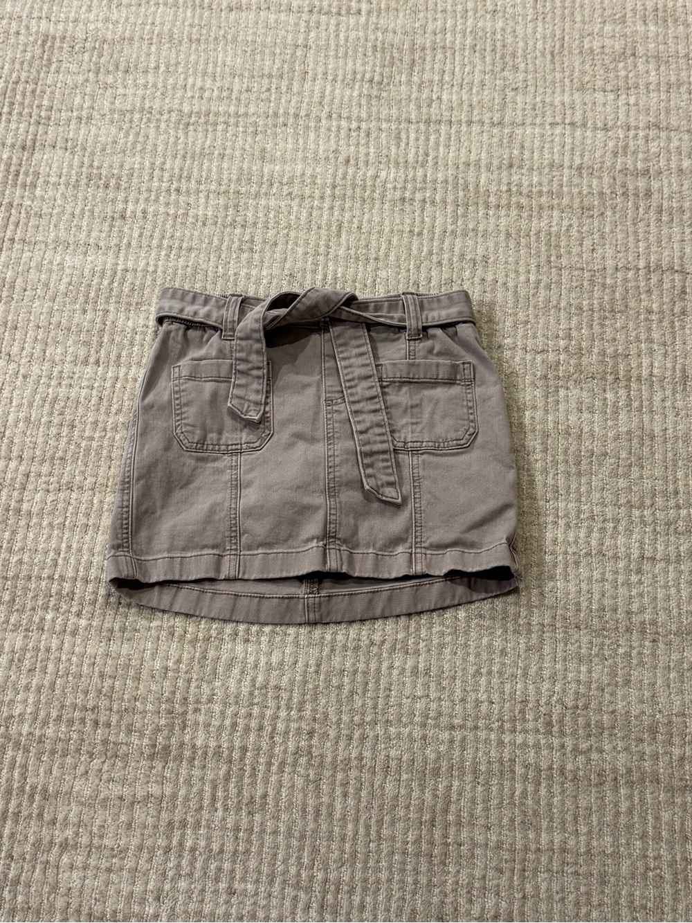 Abercrombie Kids Taupe Utility Skirt w/ Built-In Shorts Size 9/10